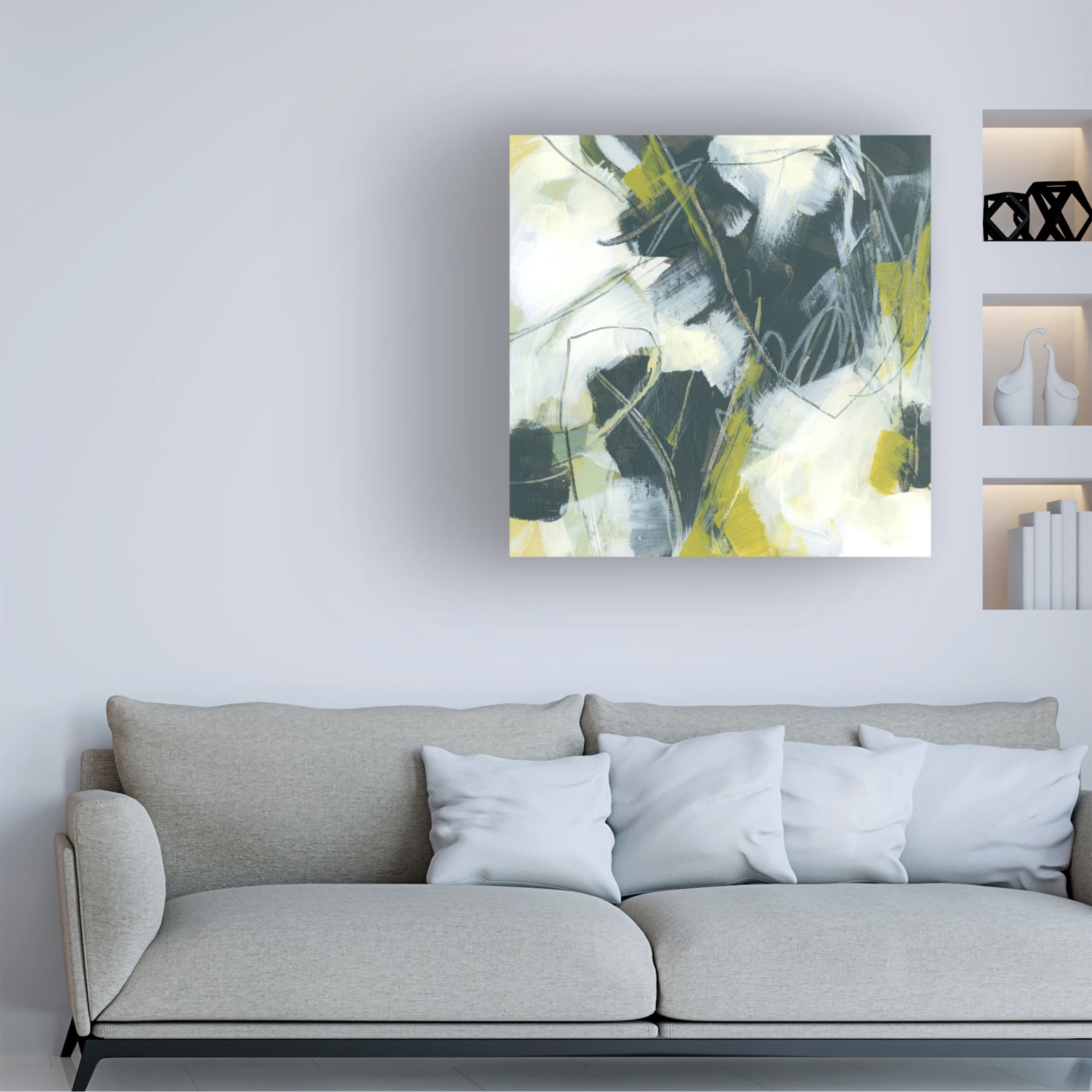 Trademark Fine Art June Erica Vess  Citron Synergy IV Canvas Wall Art