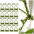 thumbnail image 1 of 100 piezas Clip de soporte para plantas trepadoras, clips autoadhesivos para plantas, clip de montaje en pared de enredadera verde, fijador de pared, clip de gancho de soporte, 1 of 5