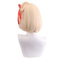 thumbnail image 3 of Peluca sintética corta para cosplay de anime, rubia, 30 cm, para adulto, 3 of 3
