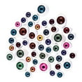 thumbnail image 2 of MasteelfCA 100pcs Assorted Color Round Shape Doll Eyeballs Resin Toys Simulation Eyes, 2 of 7