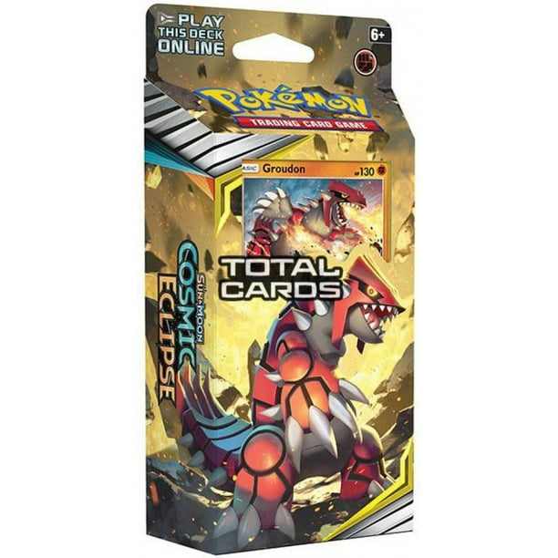Pokemon Cosmic Eclipse Groudon Set of Both Theme Decks ...