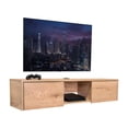 thumbnail image 1 of Mesa Para Tv Flotante Gleid, Macadamia Virtual Muebles, 1 of 9