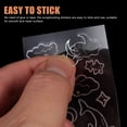thumbnail image 2 of 6pcs Scrapbook Stickers Adhesive Decor Shinny Stickers Cute Stickers for Diary Decoration, 2 of 8