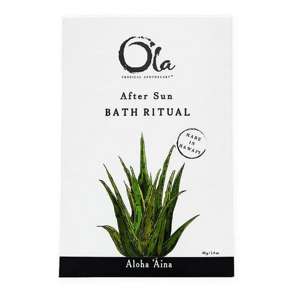 Ola Tropical Apothecary Unscented After Sun Hawaiian Sea Salt Bath Rituals - 1.4 oz
