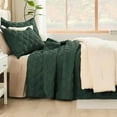 thumbnail image 3 of Oversized King Quilt Bedding Set,120x120Inch Super King Forest Green Comforter Bedspreads Lightweight Bed Coverlets Boho Bedding Cover Decor All Season, 3 Pieces (1 Quilt, 2 Pillowcases), 3 of 5