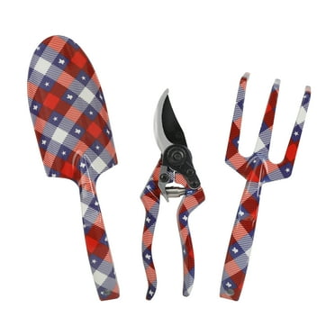 Expert Gardener, Metal, Texas Themed, 3-Piece Garden Hand Tool Set