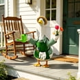 thumbnail image 4 of Gardener Theme Porch Gooses Decoration Costumes Set Outdoor Garden Gooses Dress Up Outfit For Porch Decoration, 4 of 6