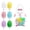 Pink-1D-home supplies, variant on LEFTHIGH Home Easter Bunny Fillable Egg-Shaped Candy Box Pink Plastic 27x19cm Large Realistic Colorful Party Craft Decoration Hunt Gift Organizer Functional Decor