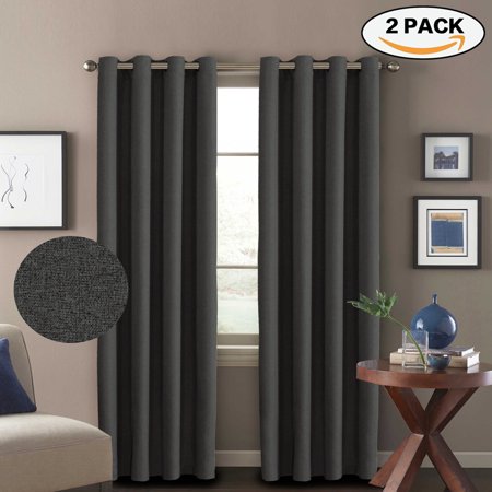 H Versailtex Room Darkening Thermal Insulated Textured Linen