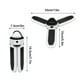 thumbnail image 3 of Wmhnj Luz de camping solar recargable de 60 LED con puerto de carga USB, luz de emergencia, diseño de 3 hojas, iluminacin exterior de 5 modos., 3 of 9