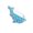 Blue, variant on Trendy Resin Jewelry Ring with Intricate Dolphin Detailing Finger Accessory Lightweight Daily Wear Accessories