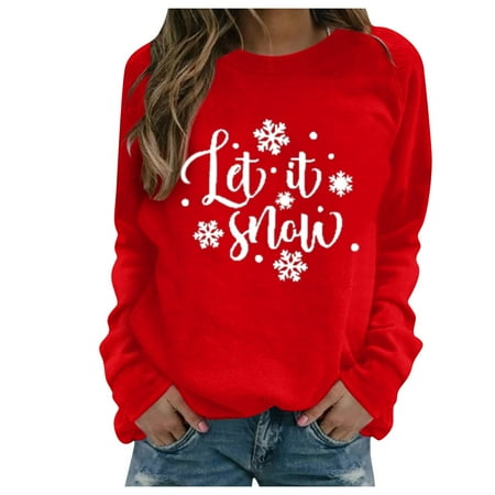 

jsaierl Oversized Sweatshirt for Women Long Sleeve Letter Graphic Top Funny Crewneck Sweatshirt Dressy Casual Pullover for Women Fashion 2022