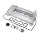 thumbnail image 1 of Tapa de válvula del motor Unique Bargains para Ford Escape 2.3L 05-08 para Ford Focus 2.0L 08-11 Tapa de balancines frontal con junta No.4S4Z-6582-CA/4S4Z-6582-C Tono plateado, 1 of 7