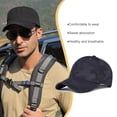 thumbnail image 2 of Qarigey Gorra de béisbol Casual Color sólido ajustable bordado cúpula reemplazo Unisex deporte pesca Golf sombrero Accesorios Sombreros Azul oscuro Qarigey AP018593-03, 2 of 6