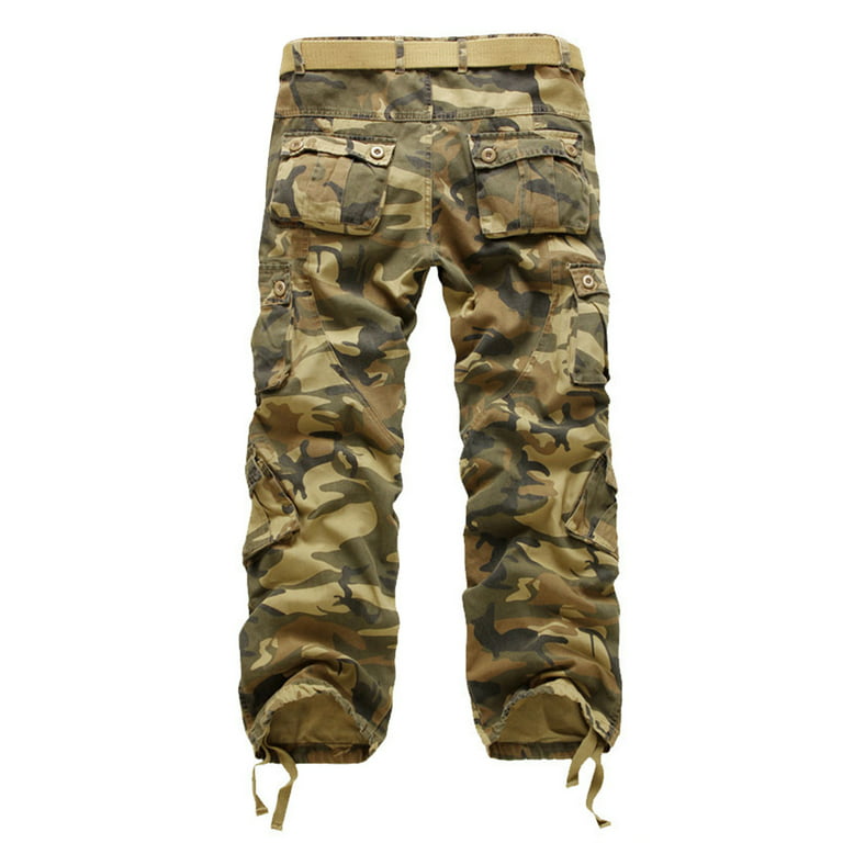 DxhmoneyHX Men's Camo Cargo Pants Big and Tall Casual Military