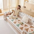 thumbnail image 6 of Croniis Boho Sofa Cover with Anti-slip Velcro Tape, Couch Blanket Cover Sectional Sofa Cover for Boho Style, Revitalizing the Old Sofa,Couch Protector,Printing Process 71*150in, 6 of 8