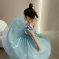 thumbnail image 3 of Vêtements pour Enfants Robe Débardeur Été 2023 pour Filles Robe Princesse à Manches Courtes à la Mode pour Enfants, 3 of 5