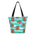 thumbnail image 3 of Fotbe Octopuses Pattern Beach Tote,Shoulder Handbag,Spacious Tote Bag,Lightweight Travel Bag,Versatile Shopping Bag, 3 of 9