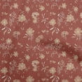 thumbnail image 1 of oneOone Cotton Cambric Red Fabric Floral & Sewing Craft Projects Fabric Prints By Yard 42 Inch Wide, 1 of 4