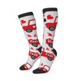 thumbnail image 2 of Fotbe Gnomes On The Car print Women's Men's Novelty Crew Socks Cotton Socks Knee High Socks for Walking,Running,Nurses,Pregnancy, 2 of 8
