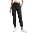thumbnail image 1 of Pantalones deportivos CRZ YOGA Cloud Jersey para mujer, color negro, 25 pulgadas, 1 of 5