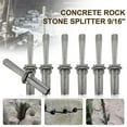 thumbnail image 1 of Viflosae Outdoor Camping Quarrying Tools Stone Wedges Iron Stone Tools Deals, 1 of 2
