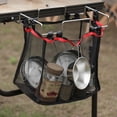 thumbnail image 3 of Estante de almacenamiento portátil Cocina plegable Picnic para colgar Bolsa de malla para acampar (L) Likrtyny Deportes al aire libre Salida diaria Juego de fiesta, 3 of 9