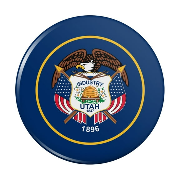 Utah State Flag Kitchen Refrigerator Locker Button Magnet