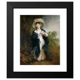 thumbnail image 2 of Thomas Gainsborough 12x14 Black Modern Framed Museum Art Print Titled - Miss Elizabeth Haverfield (Early 1780s), 2 of 5
