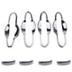 thumbnail image 2 of Tapa Recambios de Automoviles Macarena 8 Unidades Manija para puerta lateral ABS Chrome, 2 of 8