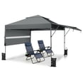 thumbnail image 3 of Costway 3x3m Pabellón Emergente Instantáneo Plegable para Exterior con Dos Mitades de Toldo Carpa Portátil Ajustable en Altura para Camping, 3 of 4