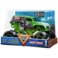 thumbnail image 4 of Monster Jam, Official Grave Digger Monster Truck, Die-Cast Vehicle, 1:24 Scale, 4 of 5
