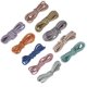 thumbnail image 1 of LOLIPPYY 10Pares De Cordones Trenzados Redondos Con Reflectante Para Zapatillas Casuales, 1 of 8