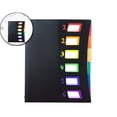 thumbnail image 1 of Dvruxg Rainbow Tab Expanding File with Folder Muti Pockets, A4 Letter File Organizer with Water-Resistant Plastic Dividers, Office Document Organizer Folio, 1 of 5