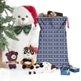 thumbnail image 5 of Christmas Sack – 28" X 20" Canvas Gift Bag with Drawstring, Full Print Polyester Santa Sack, Durable Reusable Xmas Gift Bag for Holiday, Party & Storage, 5 of 5