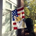 thumbnail image 2 of Pembroke Corgi Patriotic Flag Canvas House Size, 2 of 4