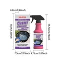 thumbnail image 4 of Grill Cleaner Spray for BBQ Grates, Heavy Duty Degreaser for Stainless Steel & Porcelain Removes Grease, Char, and Food Residue, 4 FL OZ (120ml) with Trigger Spray Nozzle, 4 of 10
