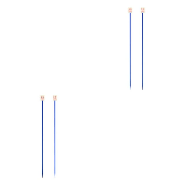 VONKY Color Random Knitting Needles Weaving Needle DIY Crafting Handknitting Tool 2.5mm 2Set