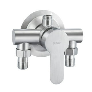 Male Thread Hot and Cold Water Mixer, Mixing Control Valve for Bathroom  Shower,Wall Mounted Shower Faucet, Cold and Hot Water Tap Manual Shower  Mixer