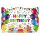 thumbnail image 1 of Feliz cumpleaños Banner fondo de cumpleaños decoración de la fiesta de la fiesta con el fondo del globo, 1 of 6