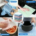 thumbnail image 3 of AUQ Kitchen Dishcloths Sets Dish Washing Towels Kitchen Linens 10 Packs of Cleaning Cloth Fiber Thickened Coral Velvet Super Absorbent Oil Non Stick (Mixed Color 10Pcs 9.8 * 9.8 In), 3 of 7