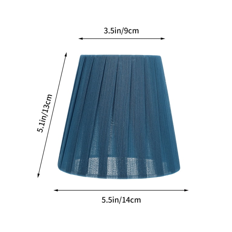 MILISTEN 2-Pack Linen Drum Lampshades – 14x14x20cm Square Fabric Shades For Table Lamps, Floor Lamps, Sconces & Chandeliers