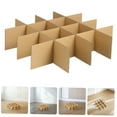thumbnail image 4 of TEHAUX 30Pcs Cardboard Box Dividers for Shipping Glassware Beige Inserts for Space Efficient Packing, 4 of 6
