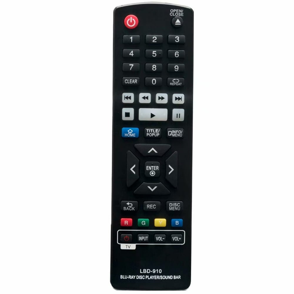 New LBD910 Remote Control for LG DVD BluRay Player BP330 BP530 BPM53