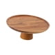thumbnail image 2 of Soporte para tartas con base de madera y bandeja para servir frutas para celebraciones, bodas y graduaciones. 25 centímetros, 2 of 8