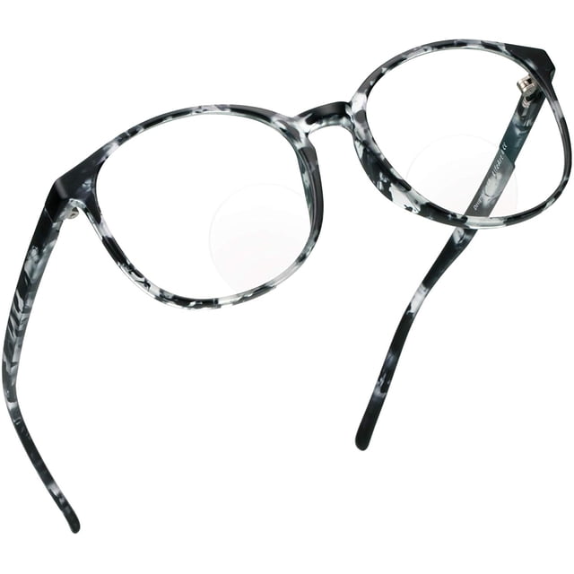 LifeArt Blue Light Blocking Bifocal Computer Reading Glasses with Transparent Lens for Women/Men