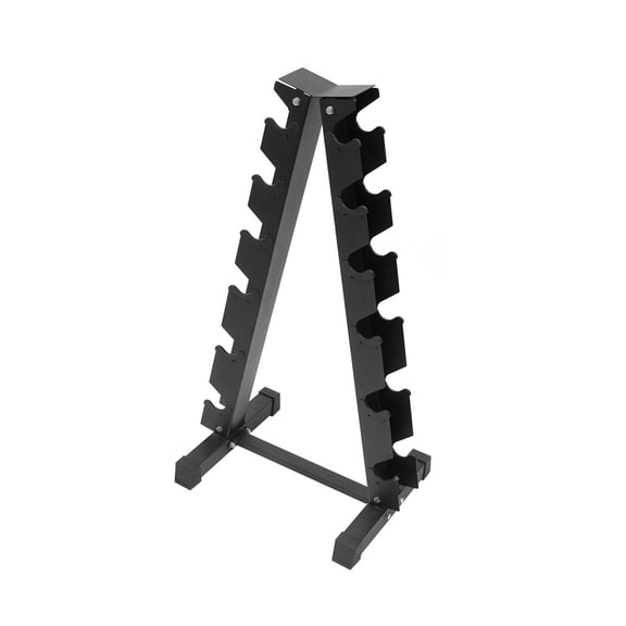 Miumaeov 6-Tier Dumbbell Weight Rack,A-Frame Design,Home Gym Storage Racks,Strength Training Dumbbell Rack Stand Only,40" H,660 lbs Capacity