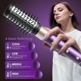 thumbnail image 4 of Cepillo y secador de pelo Vincofy 7 en 1, color morado, 4 of 8