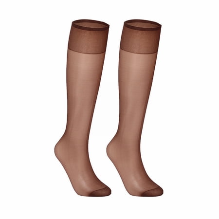 FNGZ 5 Pairs of Stockings Coffee Stockings 5 Pairs of Women S Silk Thigh High Socks Nylon Socks for Women Cosplay Costume Party Tights Accessories