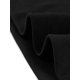 thumbnail image 5 of Vestido mini de gasa con panel de malla transparente y cuello en V con volantes de INSPIRE CHIC para mujer, negro, XS, 5 of 6